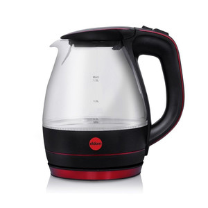 Eldom Electric Kettle Glassy C400, 2000W 1.5l, black