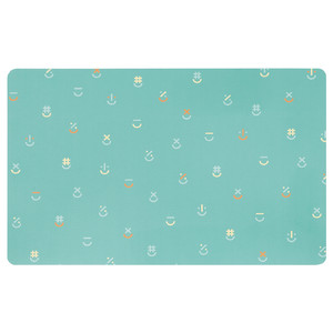 BÖNSYRSA Desk pad, turquoise, 60x37 cm