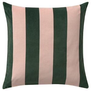 IDGRAN Cushion cover, stripe/pink green, 50x50 cm