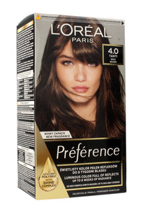 L'Oreal Préférence Permanent Hair Colour 4.0 Tahiti Brown