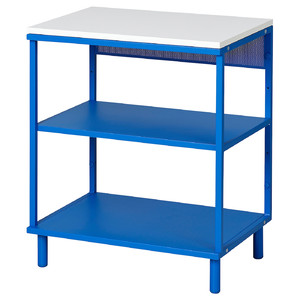 PLATSA Open shelving unit, blue, 60x42x73 cm