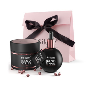 Silcare Gift Set for Women So Rose!  - Hand & Nail Serum, Hand Scrub