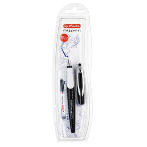 Herlitz Fountain Pen my.pen 1pc, black-white