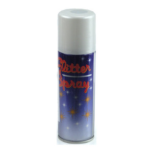 Glitter Spray 125 ml, silver