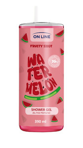 ON LINE Fruity Shot Shower Gel Watermelon Vegan 390ml