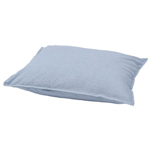 BERGPALM Pillowcase, blue/striped, 50x60 cm