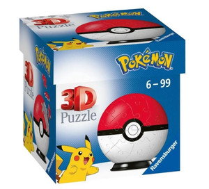 Ravensburger 3D Puzzle Pokemon Pokeball Red 54pcs 6+