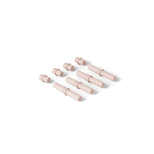 MODU 8 connector pegs, soft rose