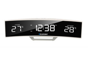 Blaupunkt Clock Radio with In- & Outdoor Temperature CR12WH