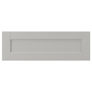 LERHYTTAN Drawer front, light grey, 60x20 cm