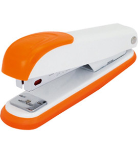 Stapler Axa, 28 Sheets, 24/6, 26/6, white-orange