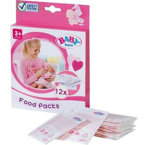 Zapf BABY Born Food, 12 Sachest 3+