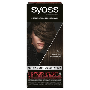 Schwarzkopf Syoss Hair Dye 4-1 Medium Brown 
