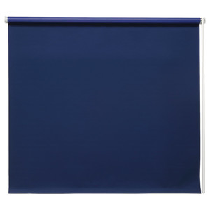 FRIDANS Block-out roller blind, blue, 180x195 cm