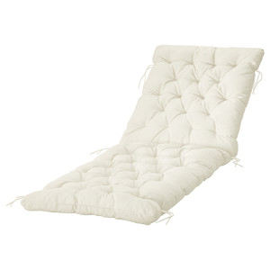 KUDDARNA Sun lounger cushion, beige, 190x60 cm