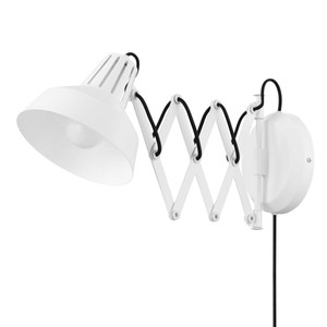 GoodHome Wall Lamp Yarra 1-p E27, white