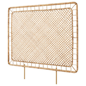 TOLKNING Headboard, handmade rattan