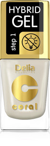 Delia Cosmetics Coral Hybrid Gel Nail Polish 65 11ml