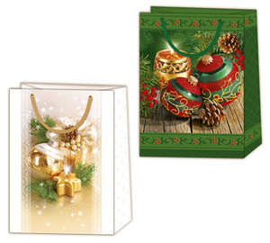 Christmas Gift Bag 230x320 10pcs, assorted