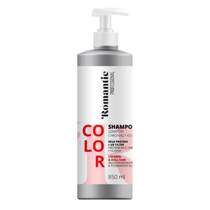 Romantic Professional Shampoo for Colored Hair Milk Protein & UV Filter 850ml