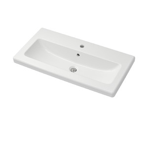 TVÄLLEN Single wash-basin, 84x43x5 cm