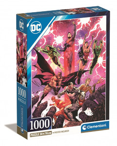 Clementoni Jigsaw Puzzle Compact DC Comics Justice League 1000pcs 10+