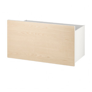 SMÅSTAD Box, birch, 90x49x48 cm