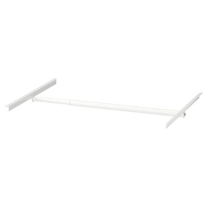 JONAXEL Adjustable clothes rail, white, 46-82 cm