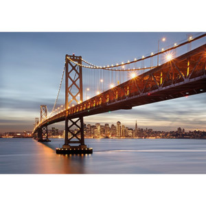 Mural Wall Decor Photo Wallpaper Bay Bridge 368 x 254 cm