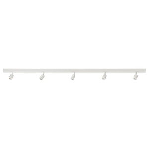 BÄVE LED ceiling track, 5-spots, white