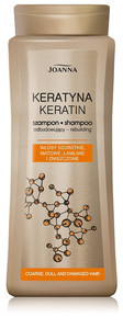 Joanna Keratin Shampoo for Rough and Damaged Hair 400ml