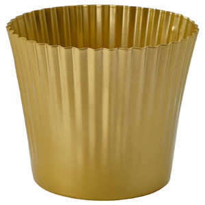 VINTERFINT Plant pot, gold-colour, 12 cm