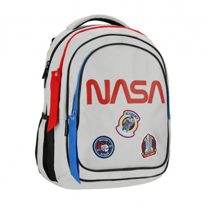 School Backpack NASA, grey