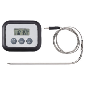 FANTAST Meat thermometer/timer, digital black