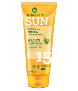 Farmona Herbal Care Sun Waterproof Suntan Emulsion SPF15  Aloe & Thermal Water 150ml