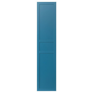 FLISBERGET Door with hinges, blue, 50x229 cm