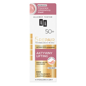 AA Age Technology 5 Repair NEW 50+ Revitalizing Illuminating Under-eye Hypoallergenic Cream 15ml