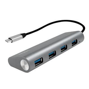 LogiLink 4-port USB-C 3.1 Hub with Aluminum Casing