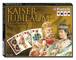 Piatnik Kaiser Jubilaum 2x 55 Playing Cards