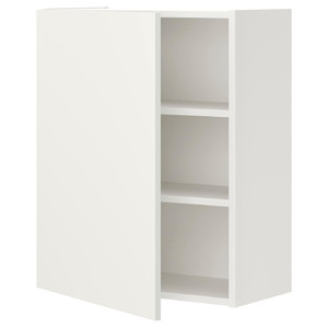 ENHET Wall cb w 2 shlvs/door, white, 60x30x75 cm