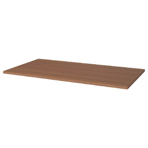 IDÅSEN Table top, brown, 160x80 cm