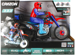 Crazon RC Smoking Motorcycle 3+