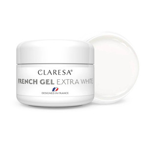 CLARESA UV/LED Builder Gel French - Extra White 25g