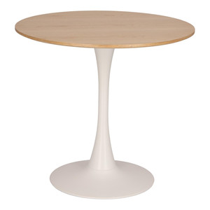 Table Simplet Skinny 80 cm, oak/white
