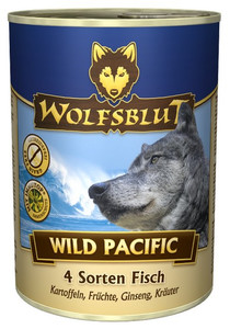 Wolfsblut Dog Wild Pacific Dog Wet Food with Fish 395g
