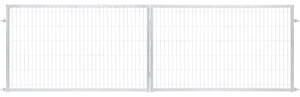 Double Swing Gate Steel 400 x 120 cm / 5 x 20 cm, galvanised