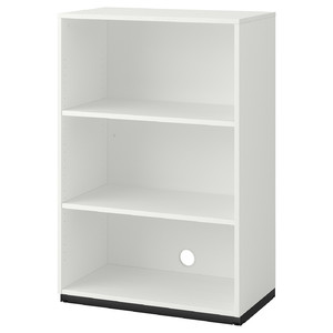 GALANT Shelf unit, white, 80x120 cm