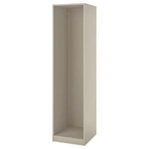 PAX Wardrobe frame, beige, 50x58x201 cm