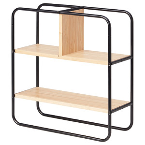 HEDEKAS Display shelf, square, bamboo, 39x40 cm