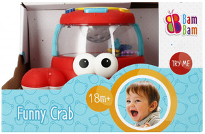 Bam Bam Musical Toy Funny Crab 18m+